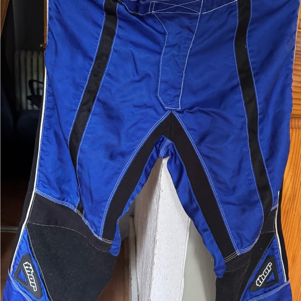 Thor Blue and Black Motocross Pants